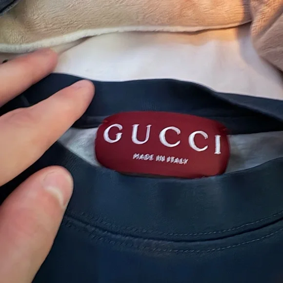 Gucci Navy Blue Logo T-Shirt